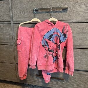faded red Spider-Man Matching Set